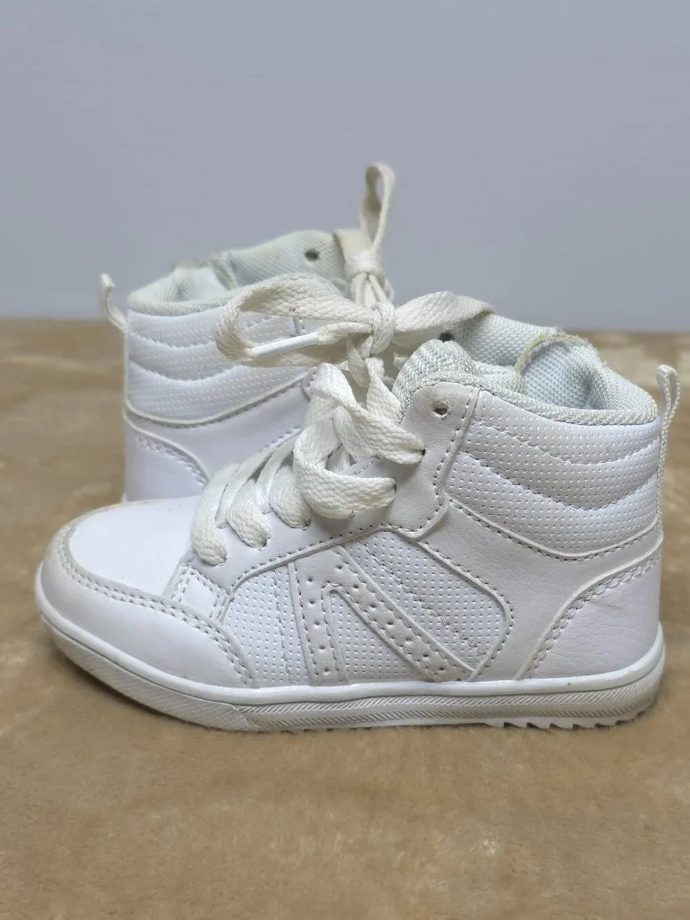 Kids Shoes Lot 2 Wonder Nation Boots 7 Rebel Primark High Tops 8 Black White